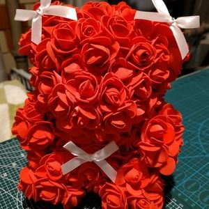 Rose bears ...a gift for any occasion various colors...handmade